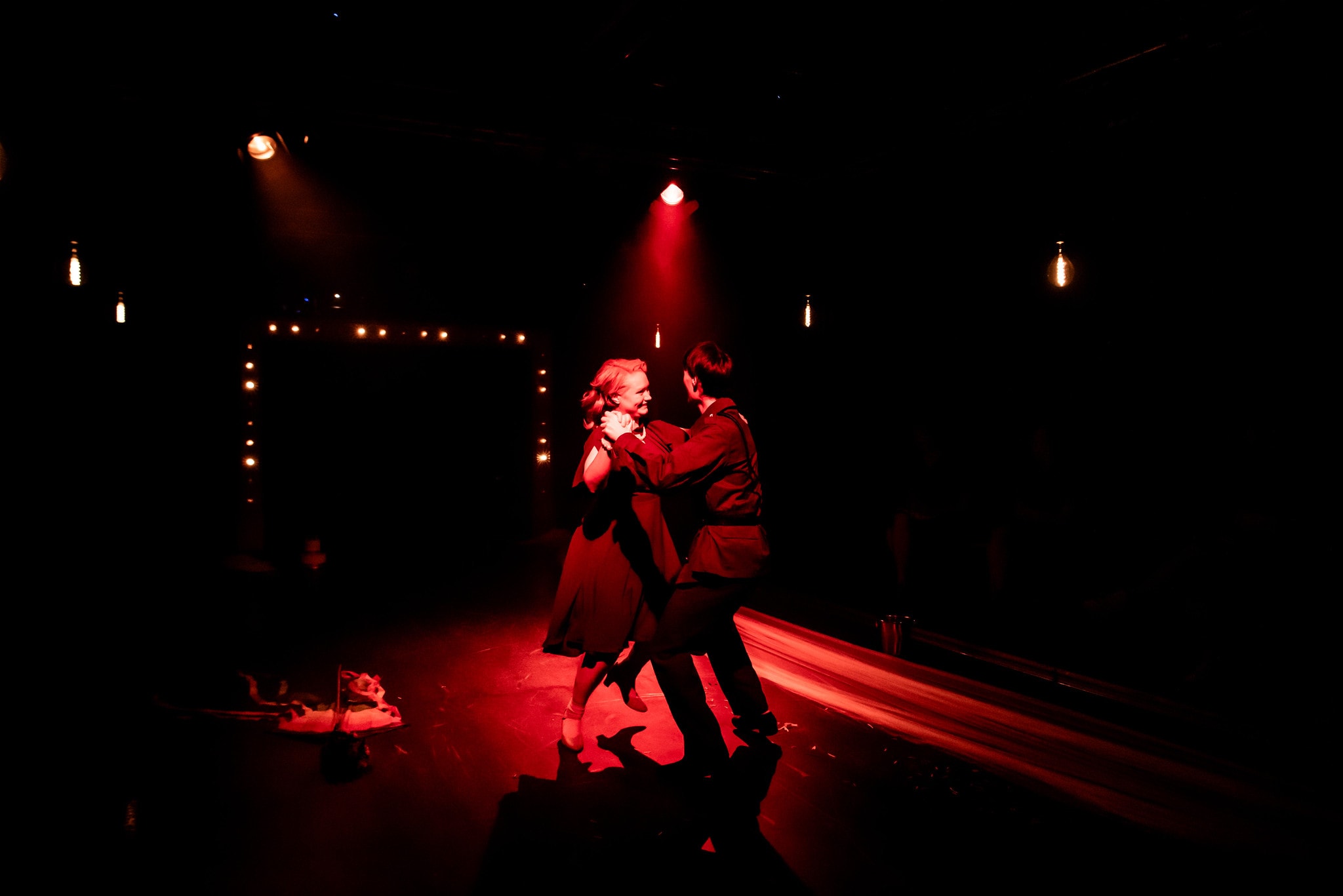 Kitty Goodman fighting scene dark stage