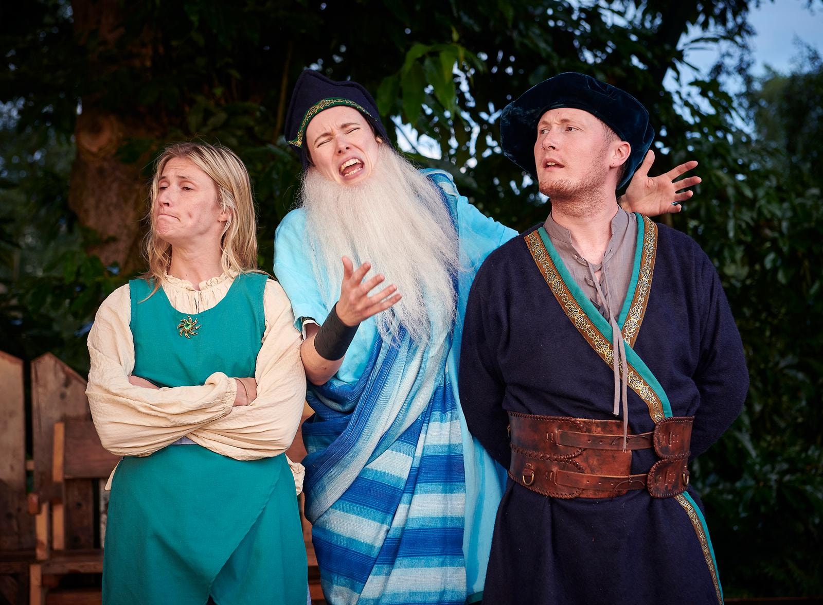 Seb Yates-Cridland comedy scene with cast
